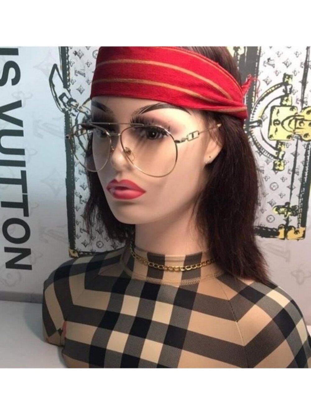 New Authentic Burberry BE3128 1808 Gold Eyeglasses - Picture 4 of 12